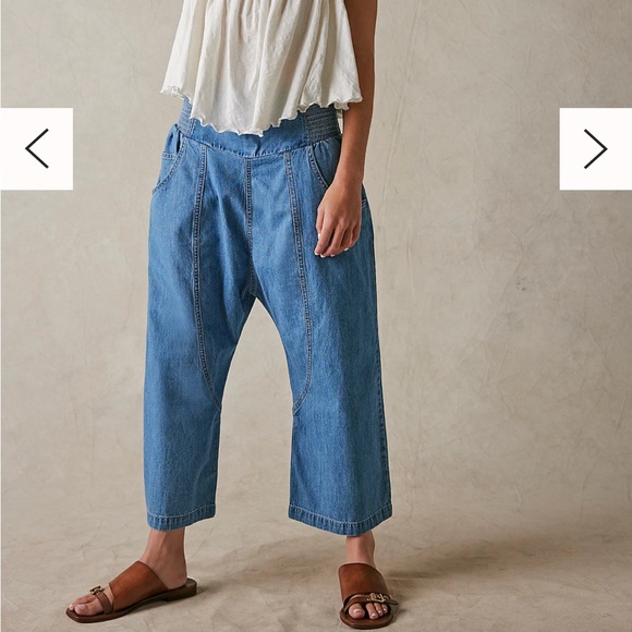 We The Free Lunan Crop Harem Jeans - Picture 3 of 12